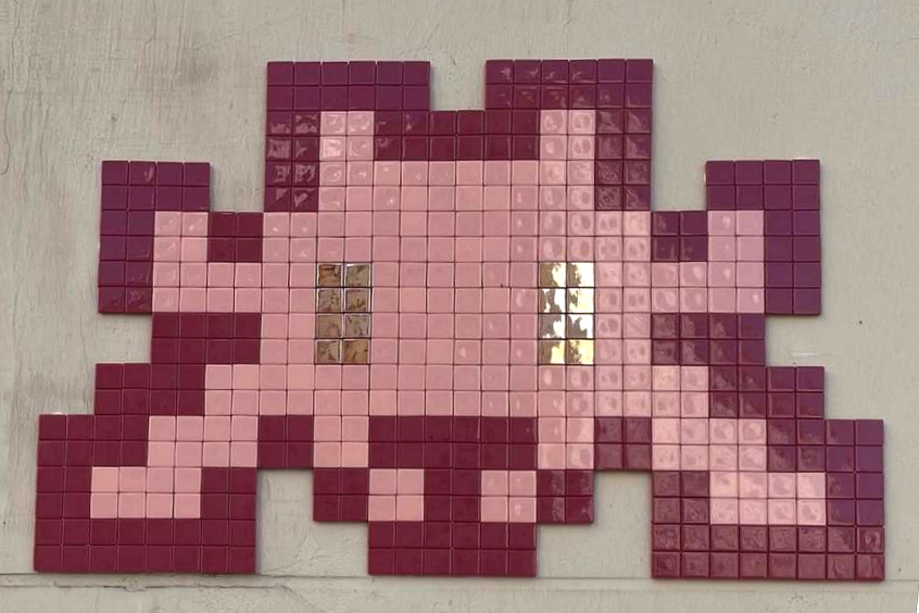 New Invader Mosaics PA_1538 & 1539 in Paris | April 2025